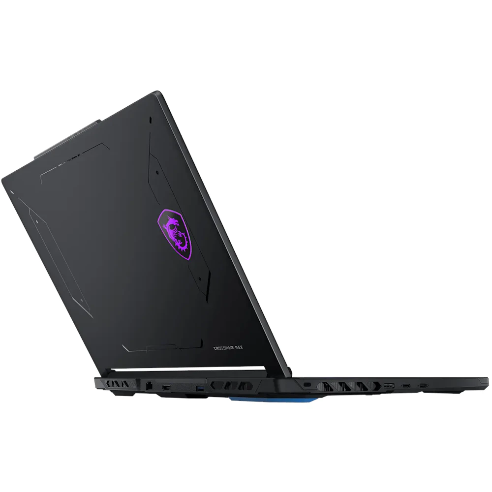 A large main feature product image of MSI Crosshair 16 MAX HX (E2WGXK) - 16" 165Hz OLED, Ultra 9 275HX, RTX 5070, 16GB/1TB - Win 11 Gaming Notebook