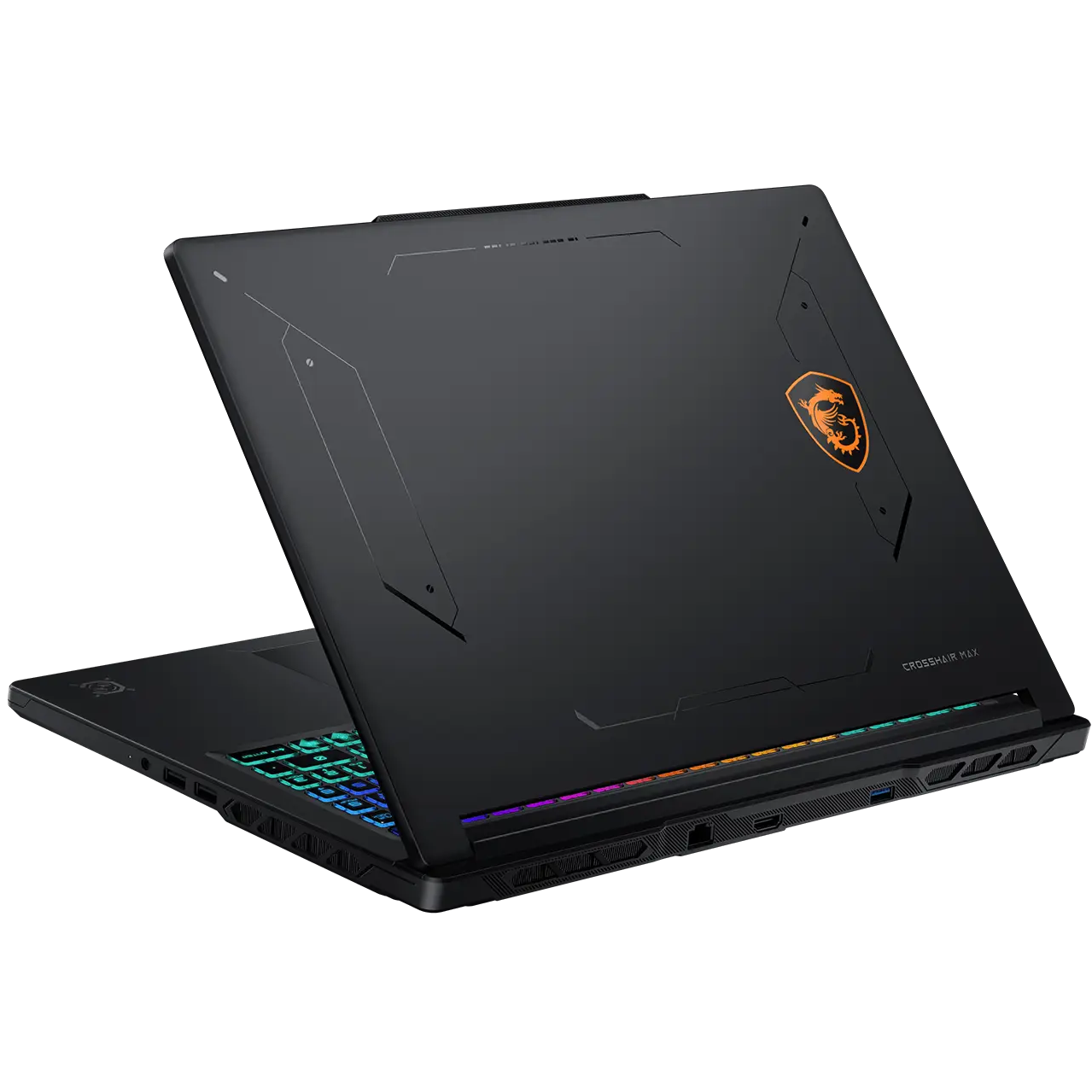 A large main feature product image of MSI Crosshair 16 MAX HX (E2WGXK) - 16" 165Hz OLED, Ultra 9 275HX, RTX 5070, 16GB/1TB - Win 11 Gaming Notebook