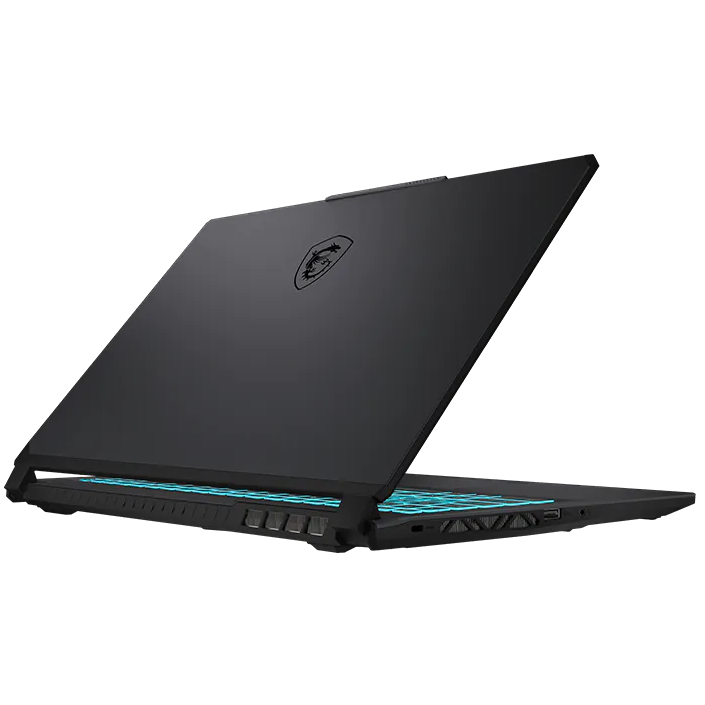 A large main feature product image of MSI Cyborg 15 Black Edition (A13VEO) - 15.6" 144Hz, i5-13420H, RTX 4050, 16GB/512GB - Win 11 Gaming Notebook