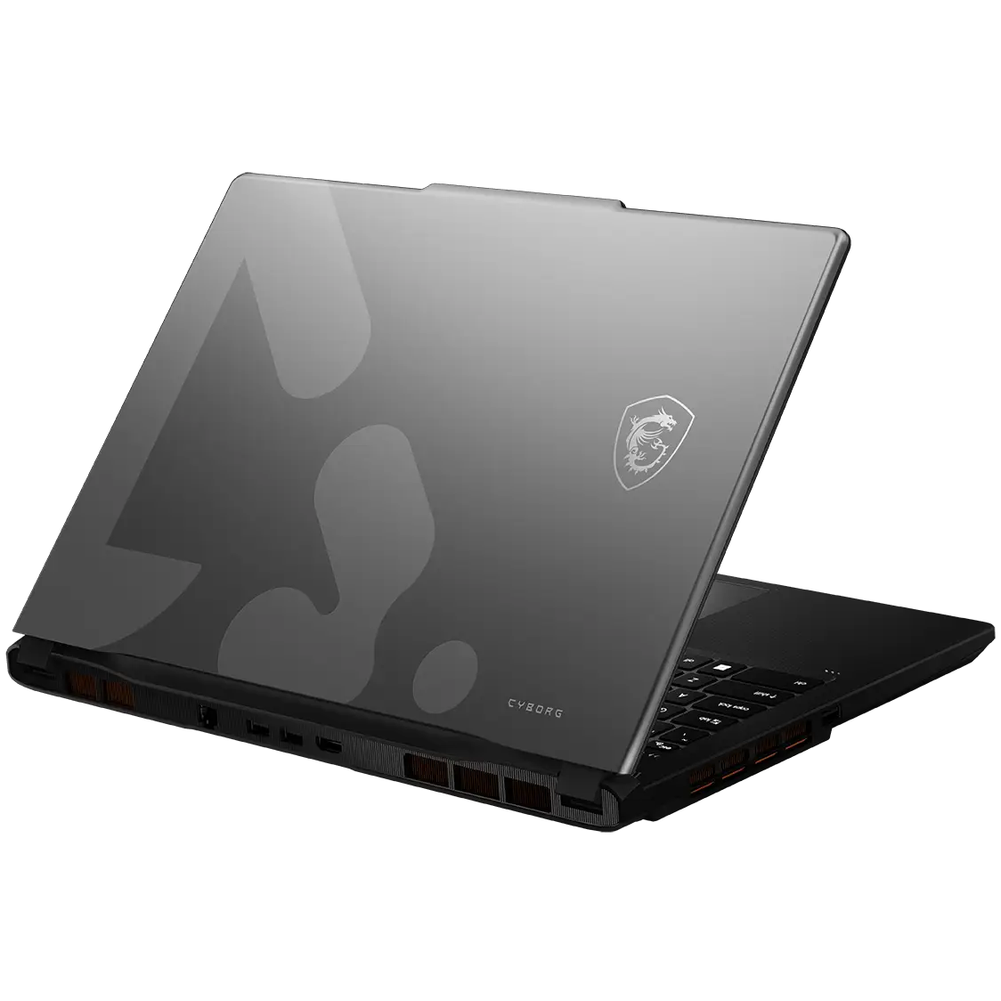 A large main feature product image of MSI Cyborg 15 MAX (C2WG) - 15.6" 144Hz, Core 7 240H, RTX 5070, 16GB/512GB - Win 11 Gaming Notebook