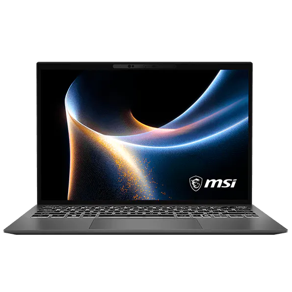 A large main feature product image of MSI Prestige 13 AI+ (A3MG) - 13.3" 2.8K OLED, Ultra 5 322, 32GB/1TB - Win 11 Notebook