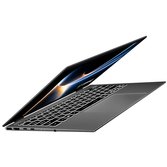 A large main feature product image of MSI Prestige 13 AI+ (A3MG) - 13.3" 2.8K OLED, Ultra 5 322, 32GB/1TB - Win 11 Notebook