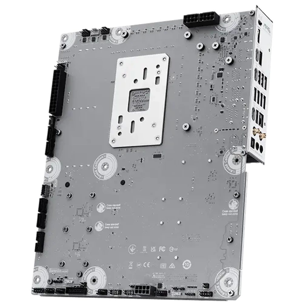 A large main feature product image of MSI MAG X870E Tomahawk MAX WIFI PZ AM5 ATX Desktop Motherboard
