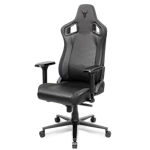 A small tile product image of EX-DEMO BattleBull Crosshair Gaming Chair - Black EPU Leather