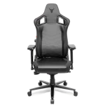 A small tile product image of EX-DEMO BattleBull Crosshair Gaming Chair - Black EPU Leather