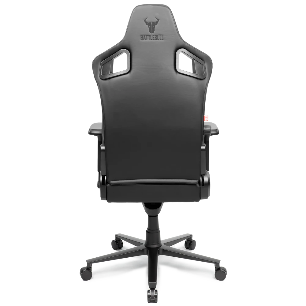 A large main feature product image of EX-DEMO BattleBull Crosshair Gaming Chair - Black EPU Leather