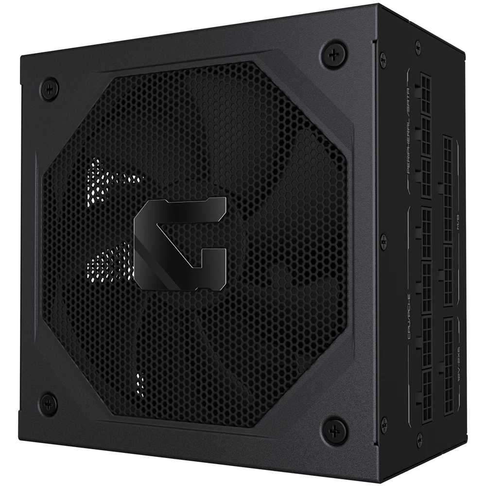 A large main feature product image of EX-DEMO Gigabyte Gaming 750GM PG5 750W Gold PCIe 5.1 ATX 3.1 Modular PSU
