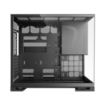 A small tile product image of EX-DEMO Geometric Future Model 5 - Mid Tower Glass Case (Black/Grey)
