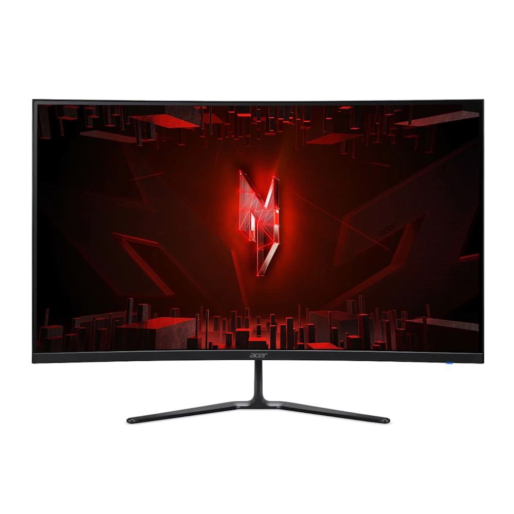 A large main feature product image of EX-DEMO Acer Nitro ED320Q W0 - 32" Curved 1080p 240Hz VA Gaming Monitor