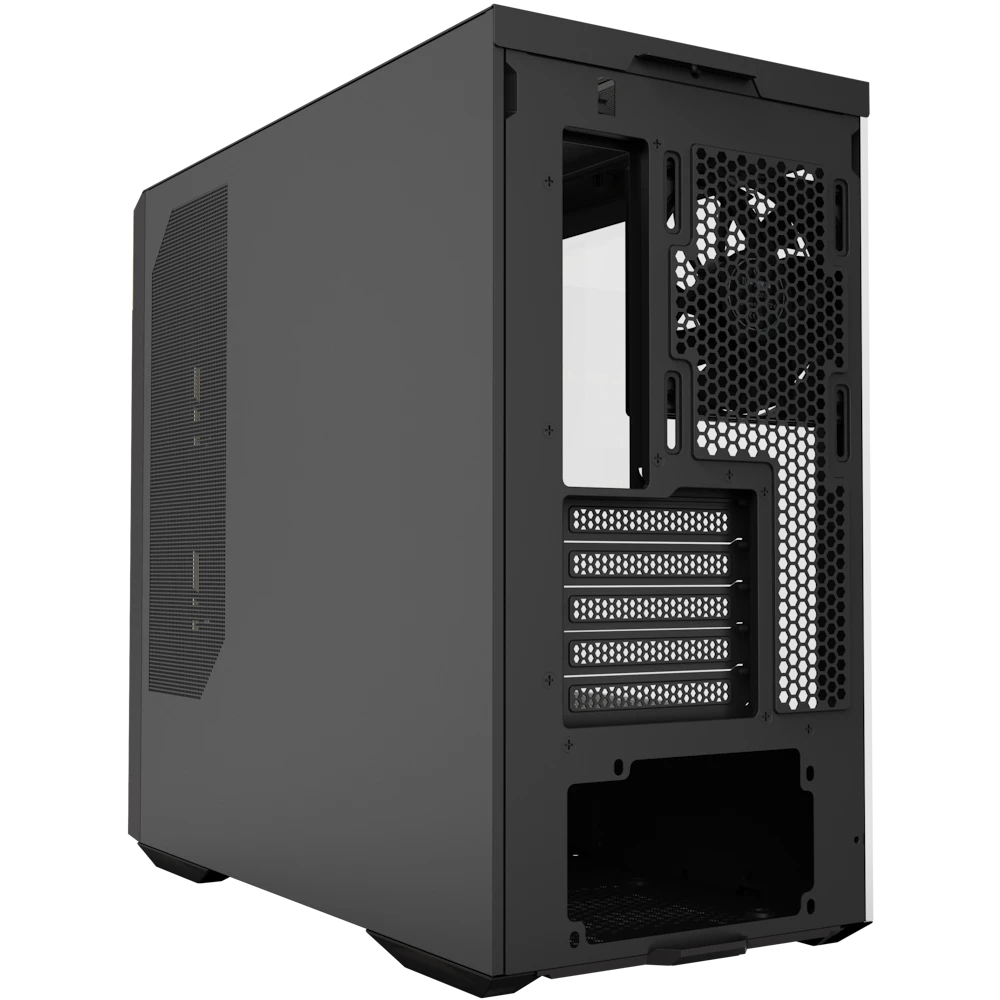 A large main feature product image of ZOTAC GAMING Alloy mATX Case - Black