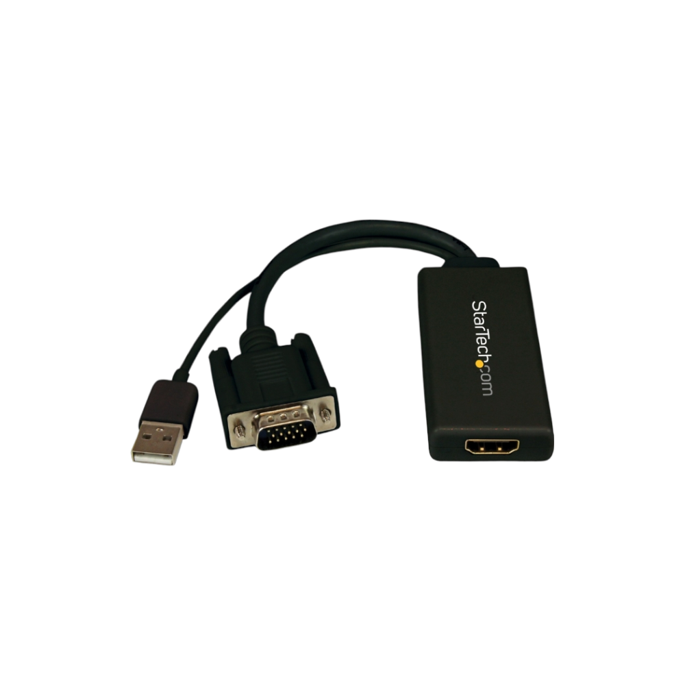 Startech VGA to HDMI Adapter w/ USB Power & Audio