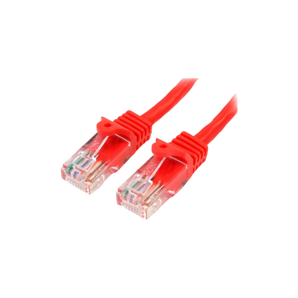 Startech Cat5e 1m Red Snagless UTP Patch Cable