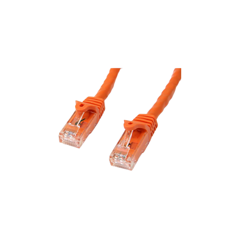 Startech Cat6 2m Orange Snagless UTP Patch Cable
