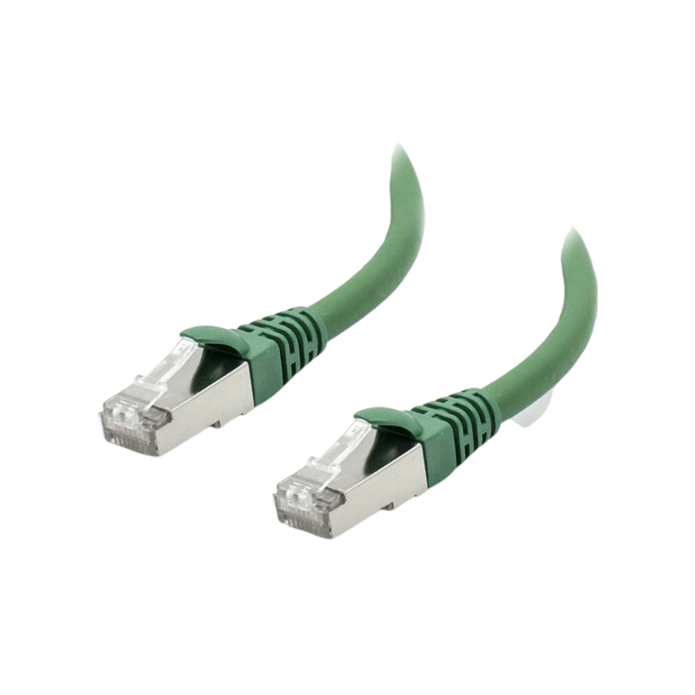 ALOGIC CAT6A 0.5m 10GbE Shielded LSZH Network Cable Green