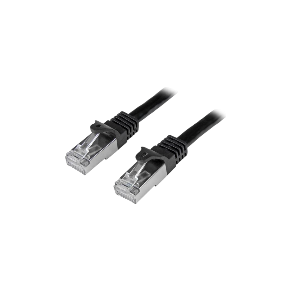 Startech Cat6 0.5m Black Shielded (SFTP) Patch Cable