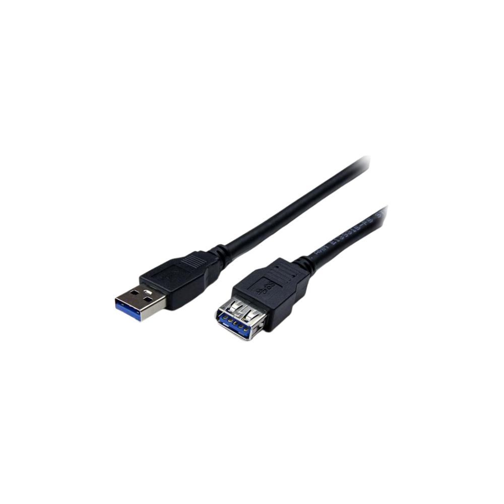 Startech 2m Black USB 3.0 Male to Female USB 3.0 Extension Cable A-A